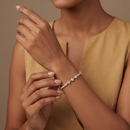 Trio Brilliance Lab Grown Diamond Bracelet