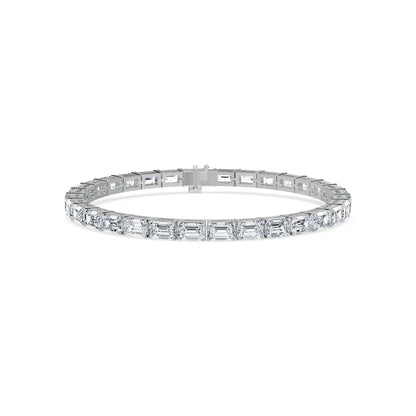 Emy Lab Grown Diamond Tennis Bracelet - front view