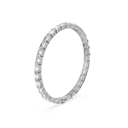 Emy Lab Grown Diamond Tennis Bracelet - side view