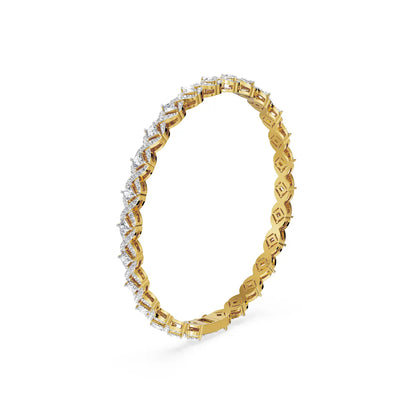 Twilight Blush Lab Grown Diamond Bracelet - side view