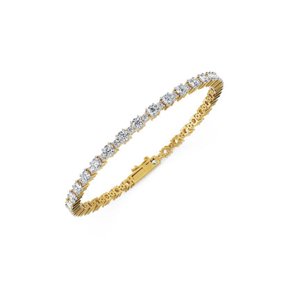 Eternal Glam Lab Grown Diamond Tennis Bracelet - top view