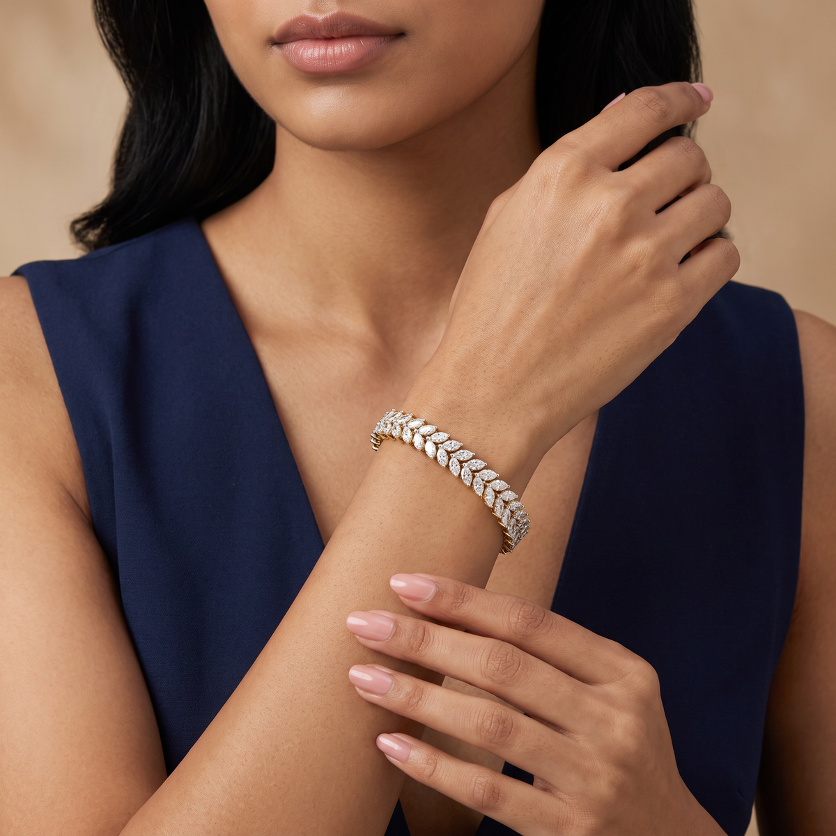 Blooming Glow Lab Grown Diamond Tennis Bracelet