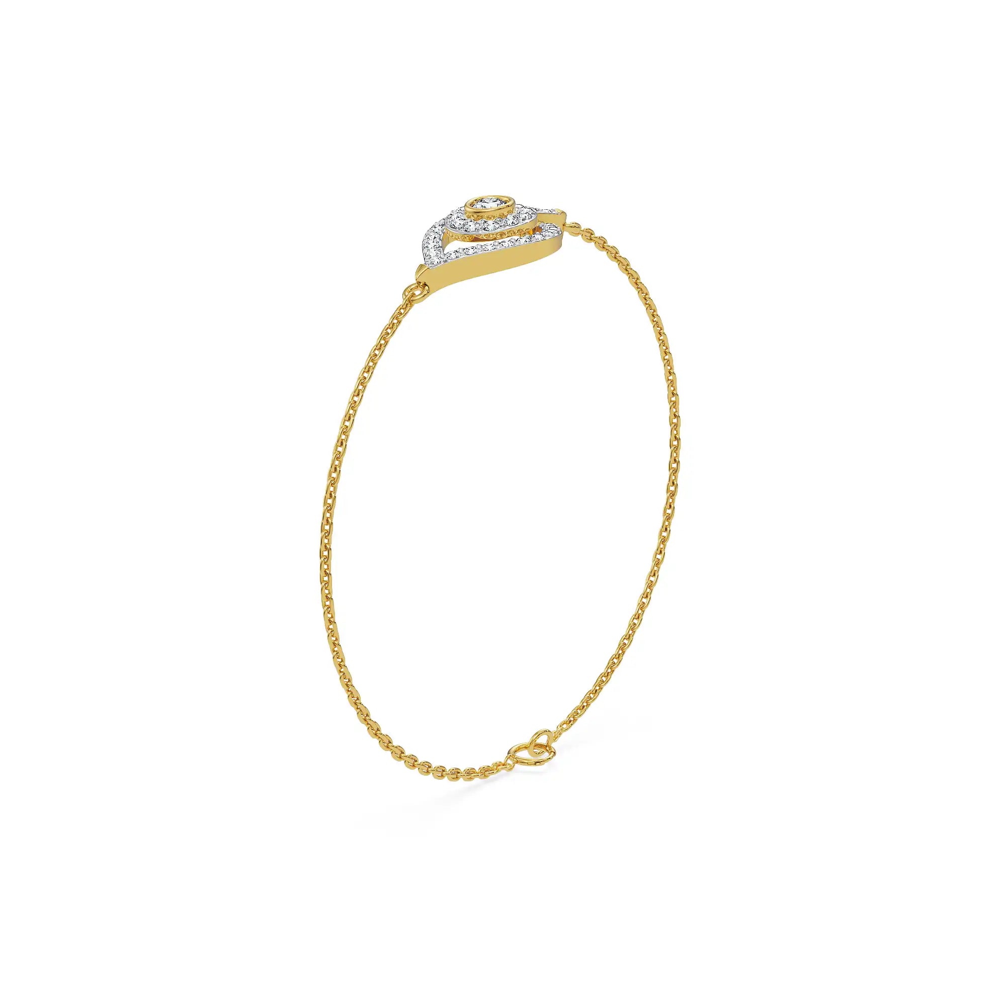 Astra Evil Eye Lab Grown Diamond Bracelet