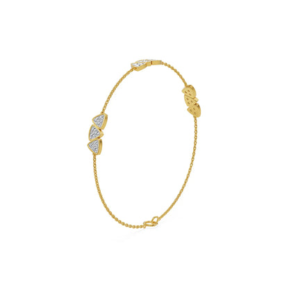 Tria Bloom Lab Grown Diamond Bracelet
Side View