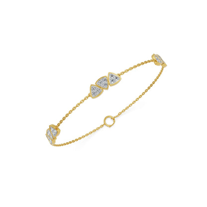 Tria Bloom Lab Grown Diamond Bracelet
Top View