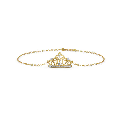 Tiara Charm Lab Grown Diamond Bracelet
Prospective View