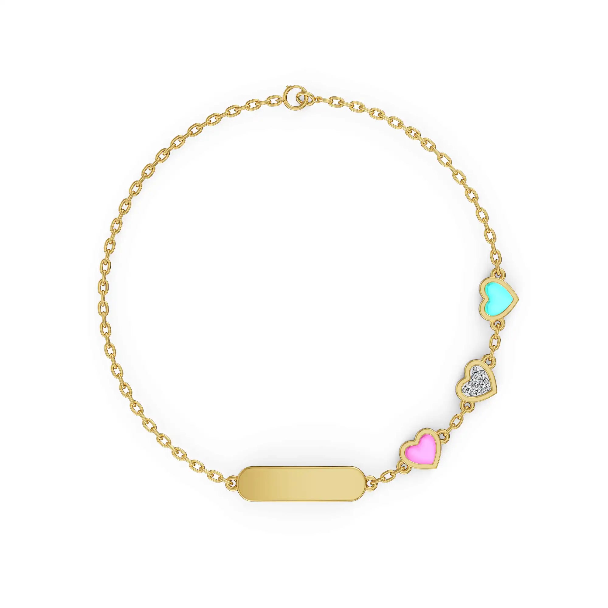 Prism Heart Lab Grown Diamond Bracelet