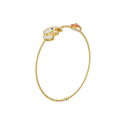 Jumbo Joy Elephant Lab Grown Diamond Bracelet
Back View