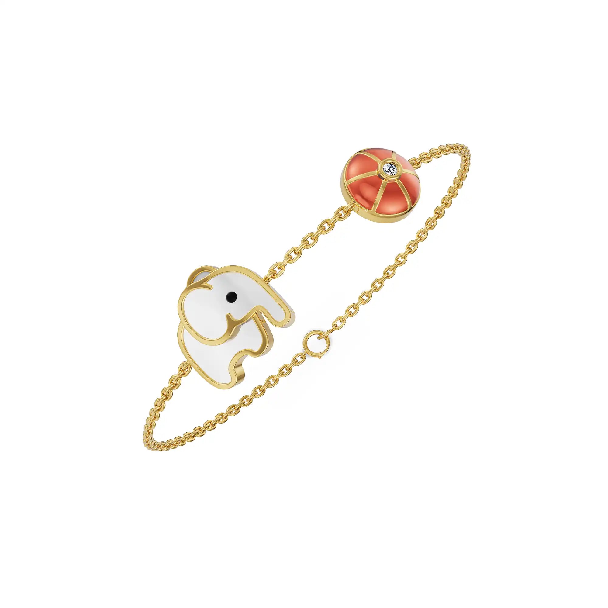 Jumbo Joy Elephant Lab Grown Diamond Bracelet