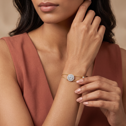 Mahira Lab Grown solitaire Bracelet