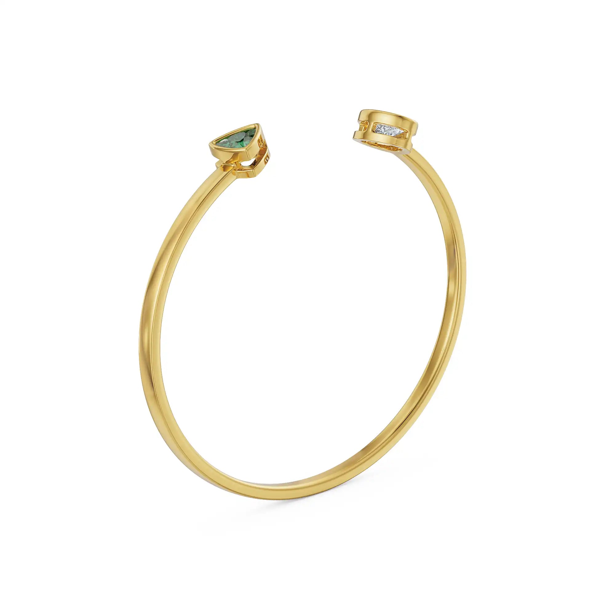 Curve Crush Lab Grown Diamond Bracelet
Back View