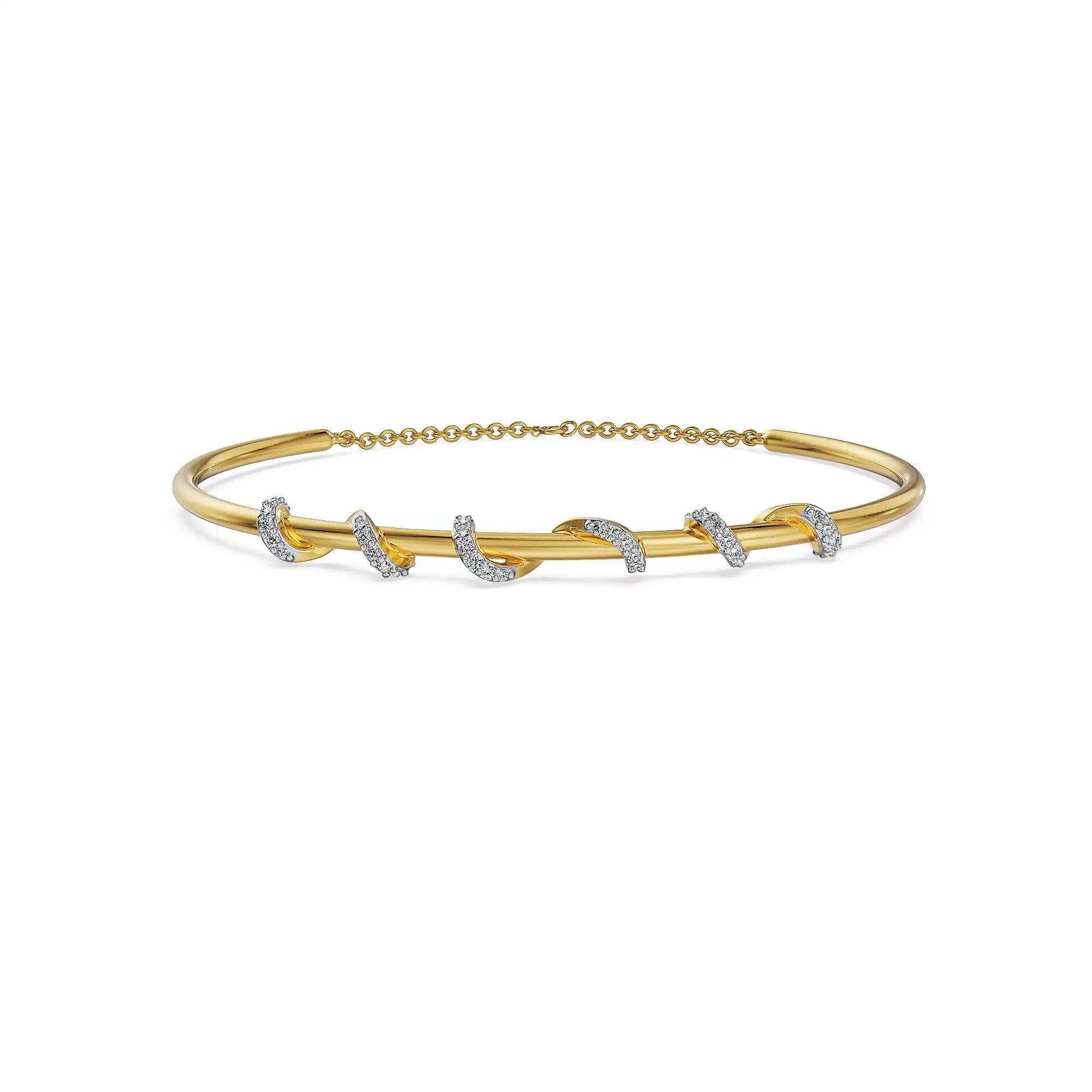 Infinity Embrace Lab Grown Diamond Bracelet