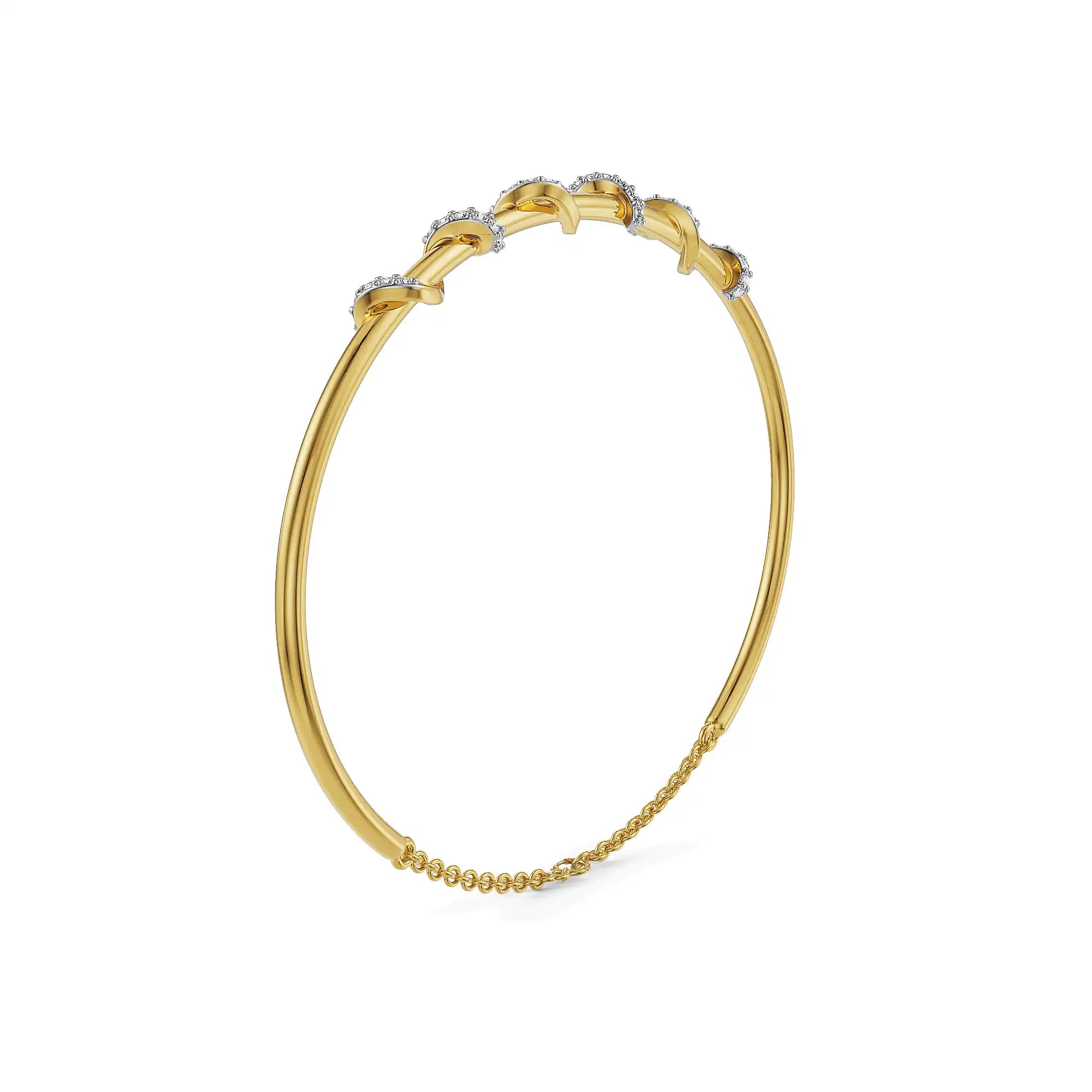 Infinity Embrace Lab Grown Diamond Bracelet
