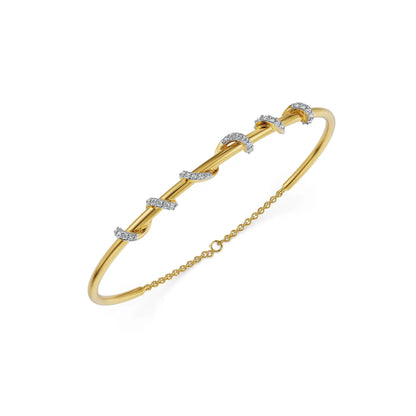 Infinity Embrace Lab Grown Diamond Bracelet
