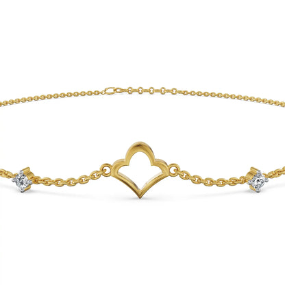 Clover Lab Grown Diamond Bracelet