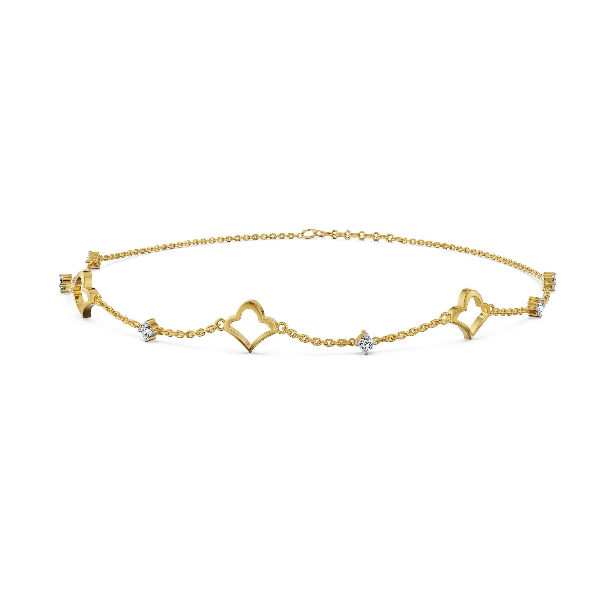 Clover Lab Grown Diamond Bracelet