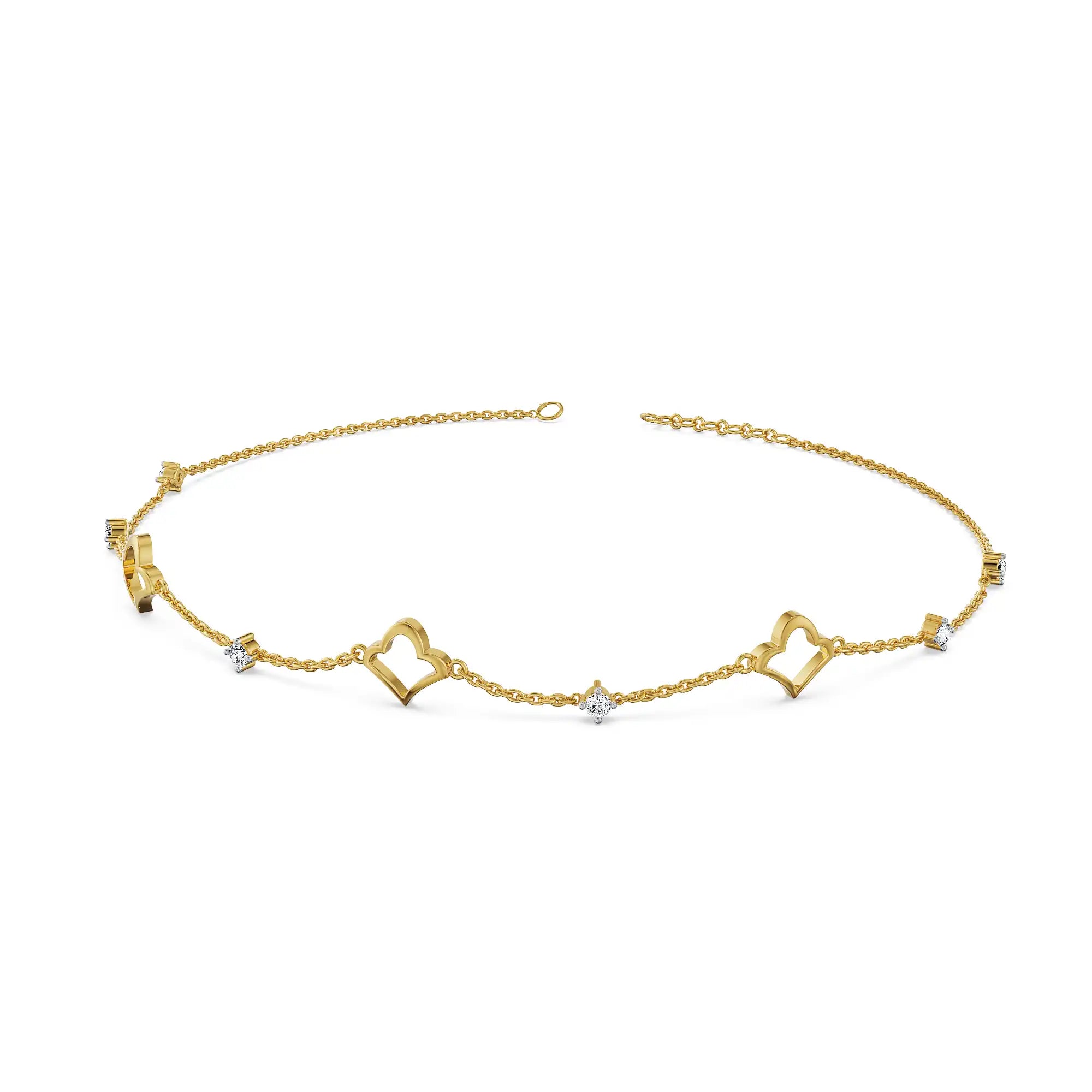 Clover Lab Grown Diamond Bracelet