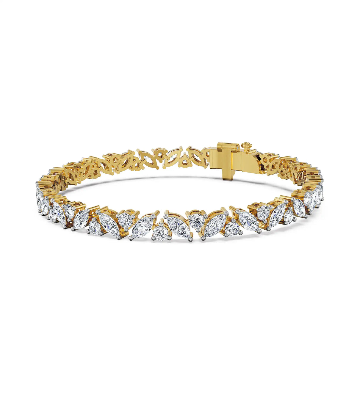 Wave Lab Grown Diamond Bracelet