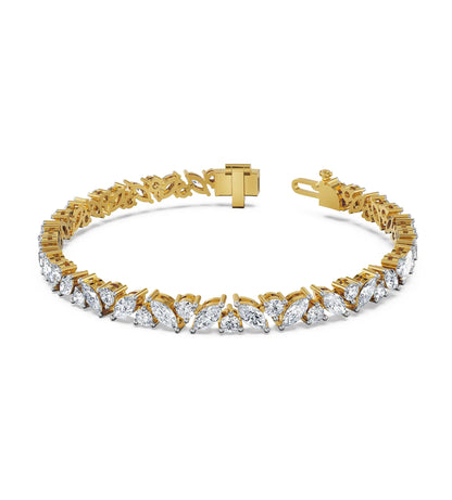 Wave Lab Grown Diamond Bracelet