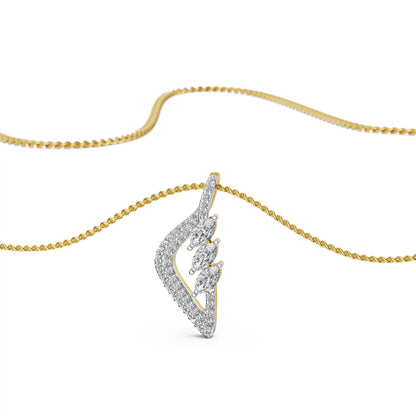 Prism Marquise Lab Grown Diamond Pendant Set