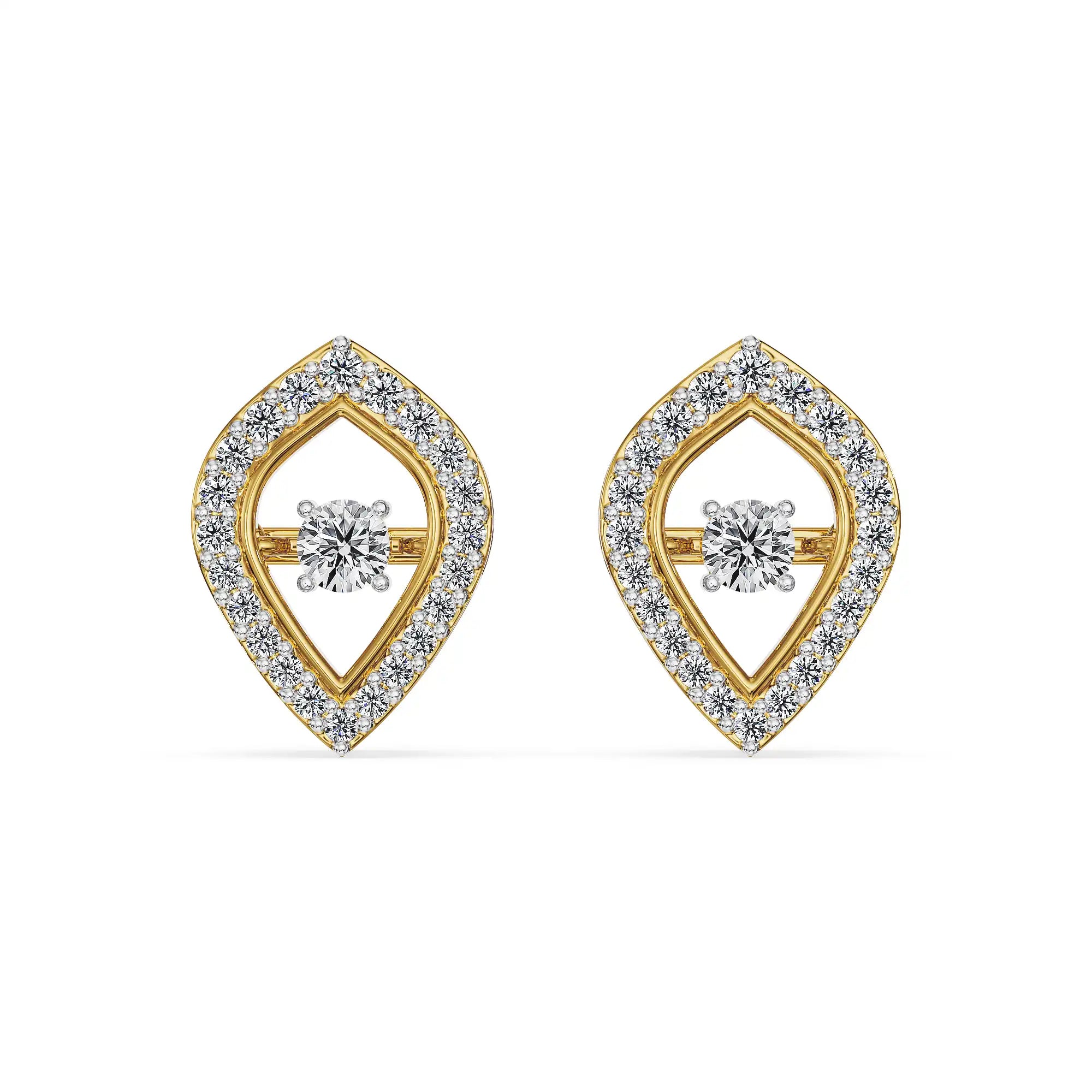 Dancing Diamond Lab Grown Pendant Set