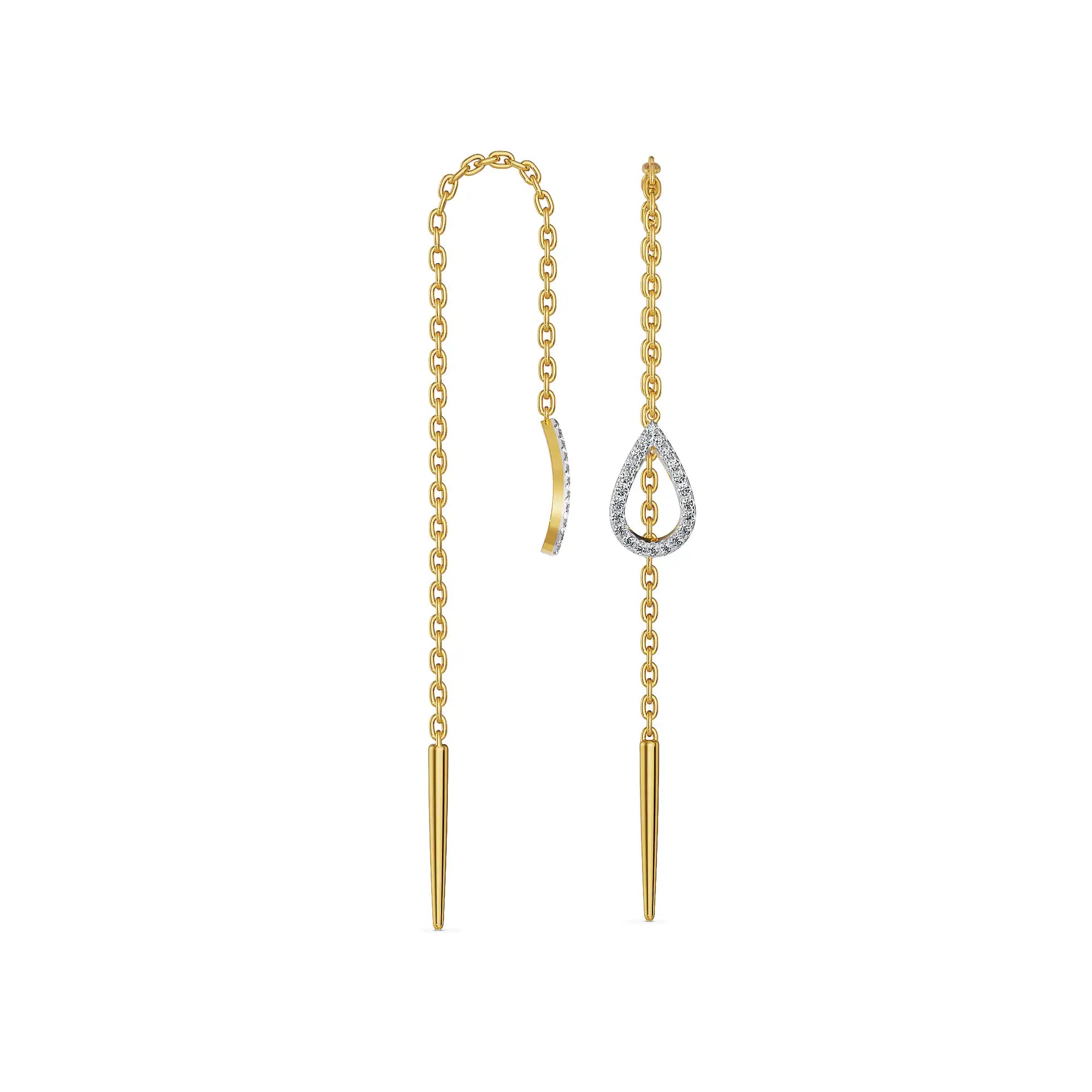 Regal Pear Lab Grown Diamond Pendant Set