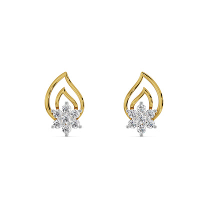 Mosi Leaf Lab Grown Diamond Pendant Set