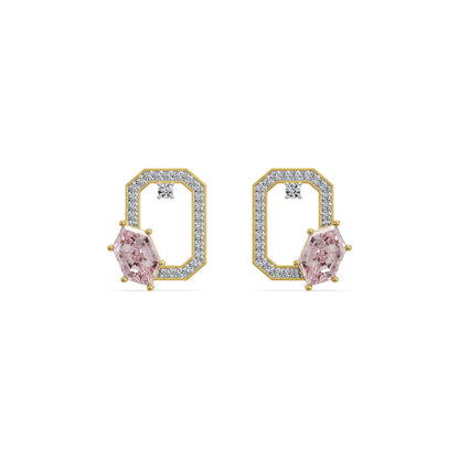 Crimson Poise Lab Grown Diamond Pendant Set