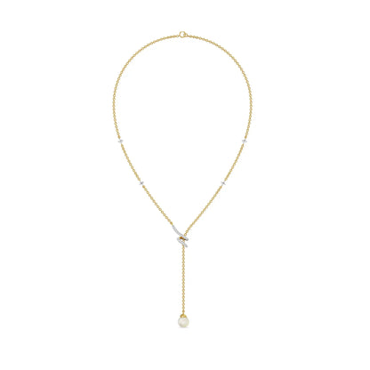 Pear Drop Diamond Necklace Set