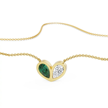 Toi et Moi Lab Grown Diamond Necklace Set