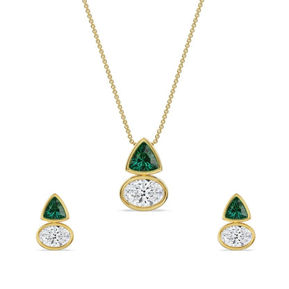 Curve Crush Lab Grown Diamond Necklace Set