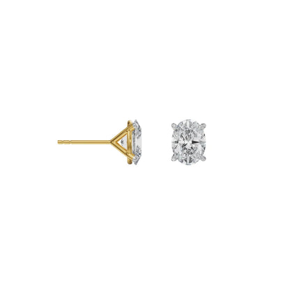 Oval Lab Grown Diamond Necklace Set