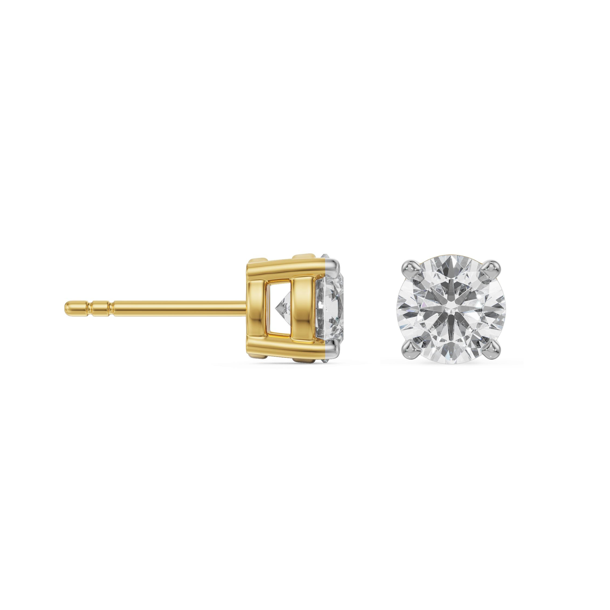 Solitaire Sparkle Lab Grown Diamond Necklace Set