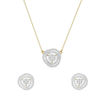 Circle of Life Lab Grown Diamond Necklace Set