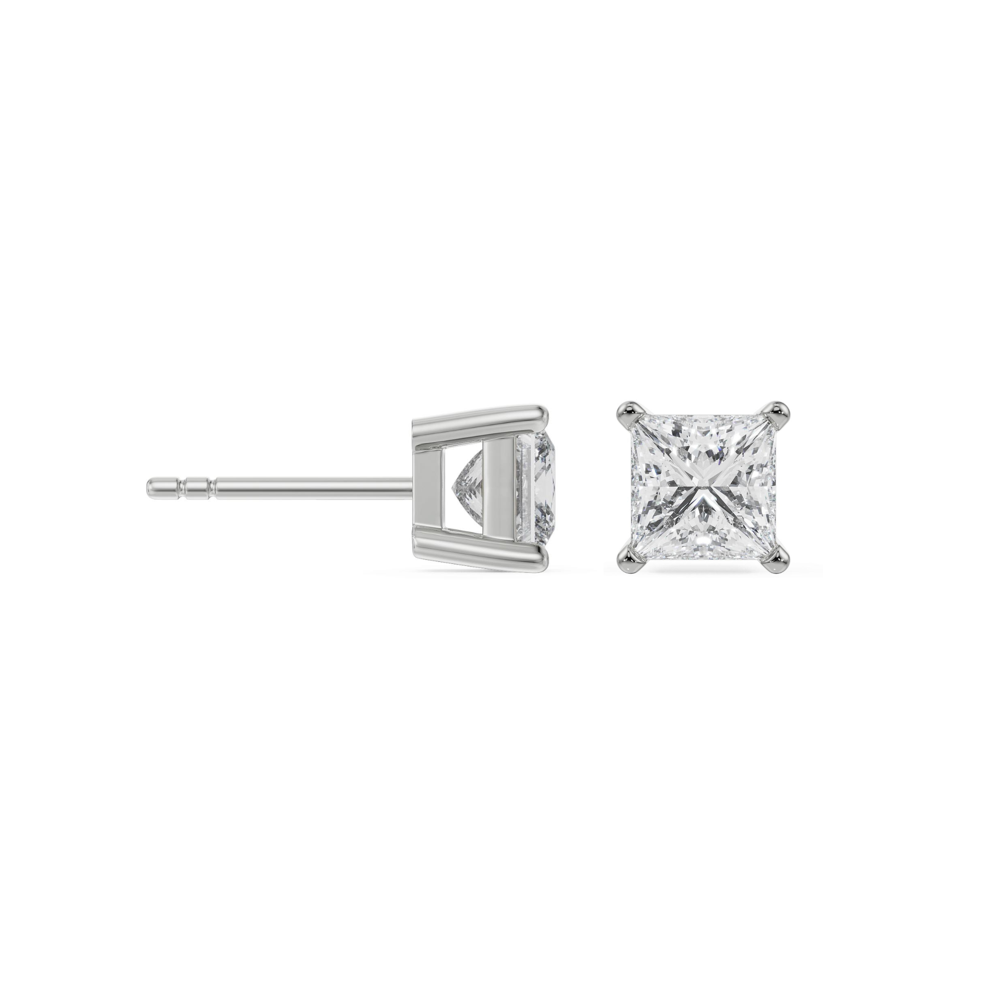 Princess Lab Grown Diamond Necklace Set
