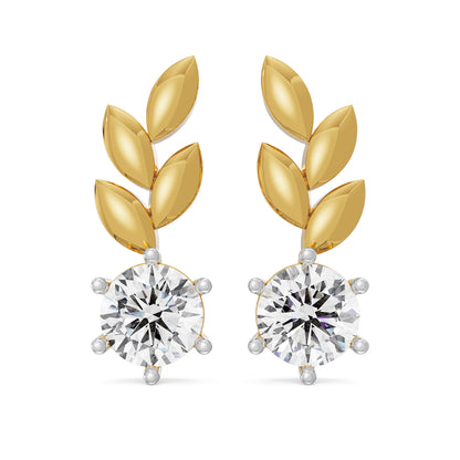 Dewy Leaf Lab Grown Diamond Necklace Set
