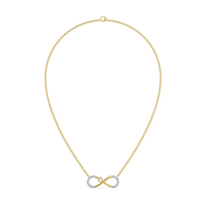 Infinity Suhana Lab Grown Diamond Necklace Set