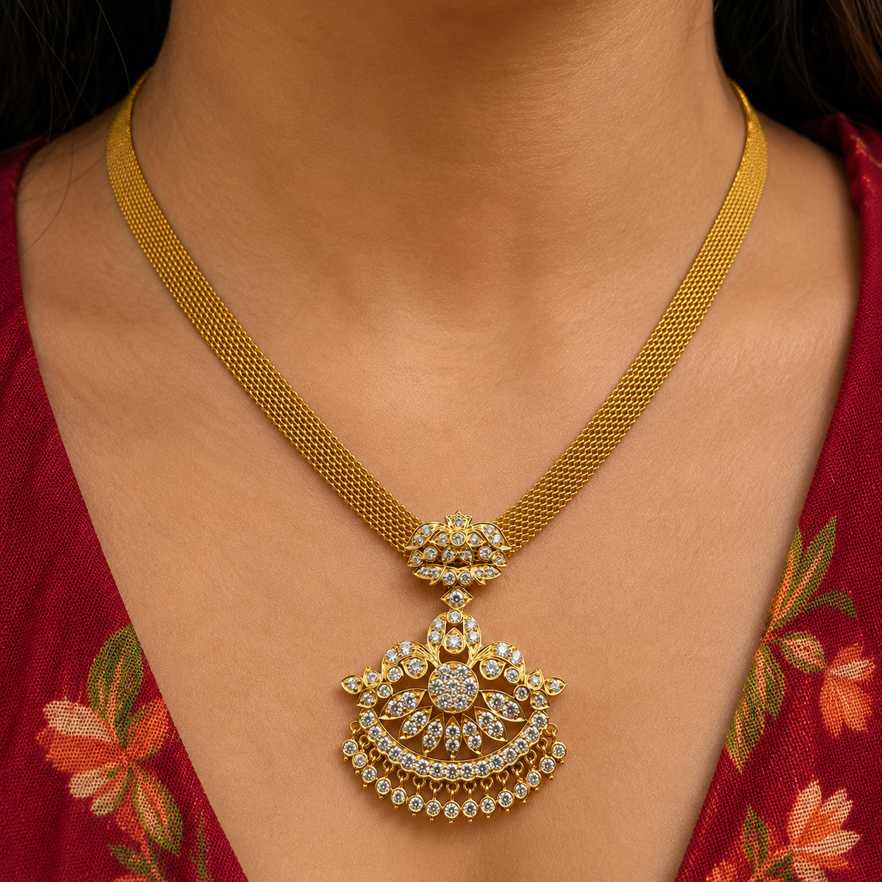 Attigai Diamond Necklace