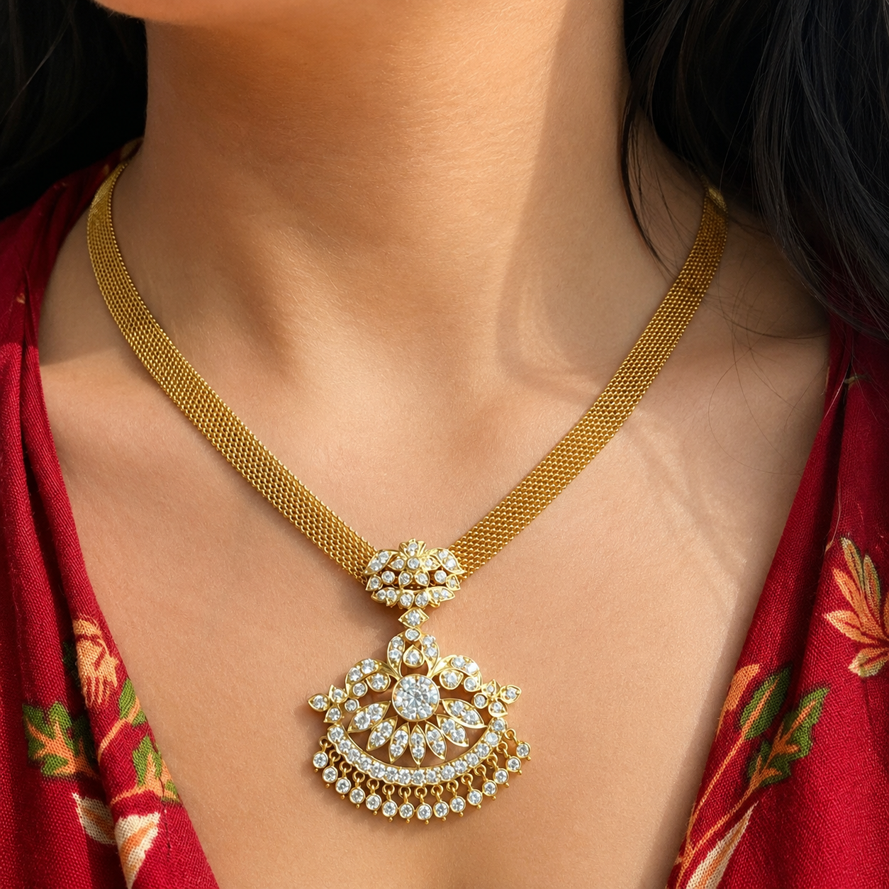 Attigai Diamond Necklace