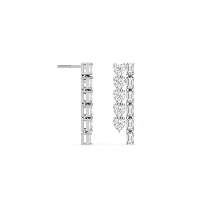 Valentina Diamond Earrings Prospective view