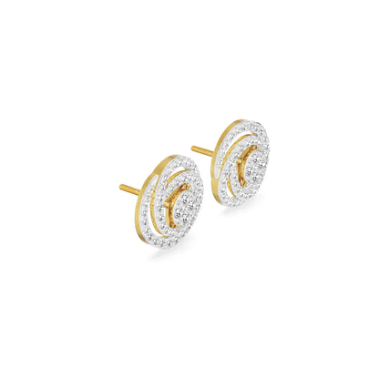 Circle of Life Diamond Studs 9KT