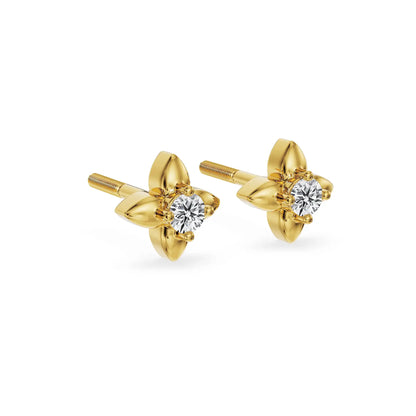 Twinkle Lab Grown Diamond Studs - side view