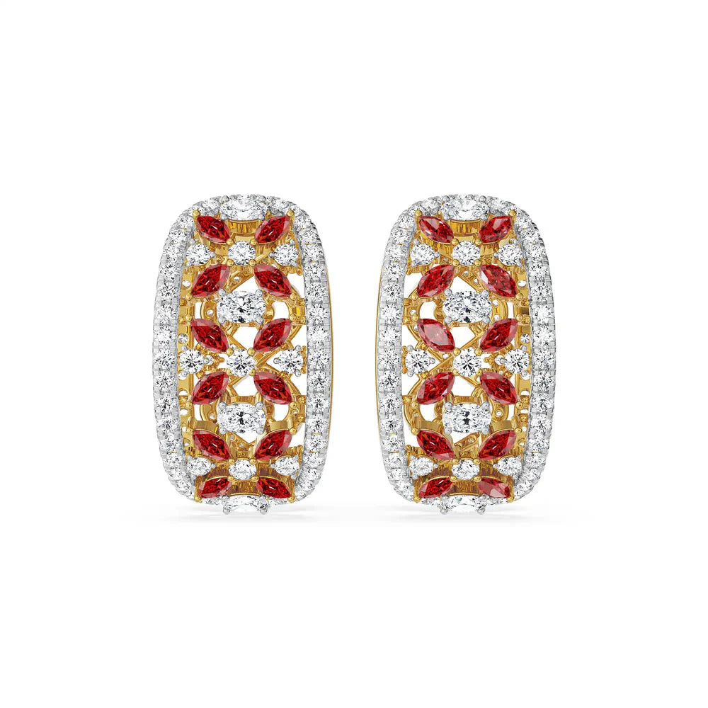 Convertible Tira Lab Grown Diamond Earrings 9KT