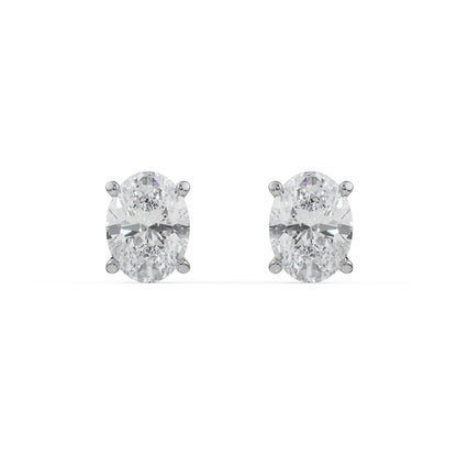 0 5 CT Oval Solitaire Lab Grown Diamond Studs_in-stock