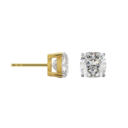 Solitaire studs in 9KT