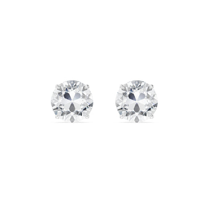 Hidden Halo Lab Grown Diamond Studs - front view