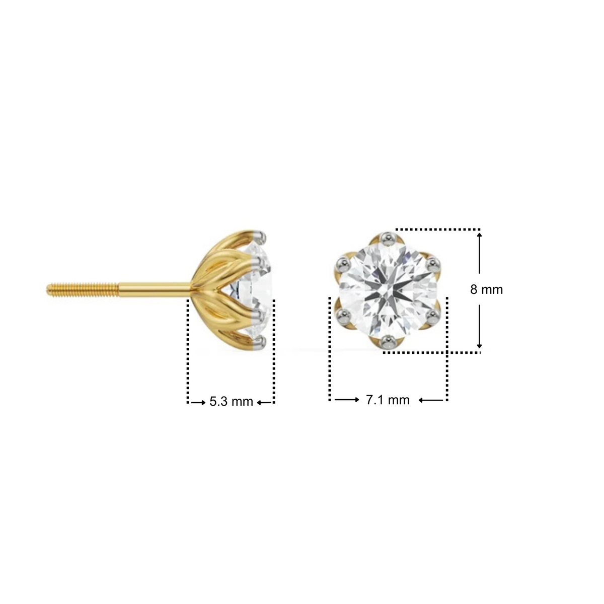 Timeless Elegance Lab Grown Diamond Studs