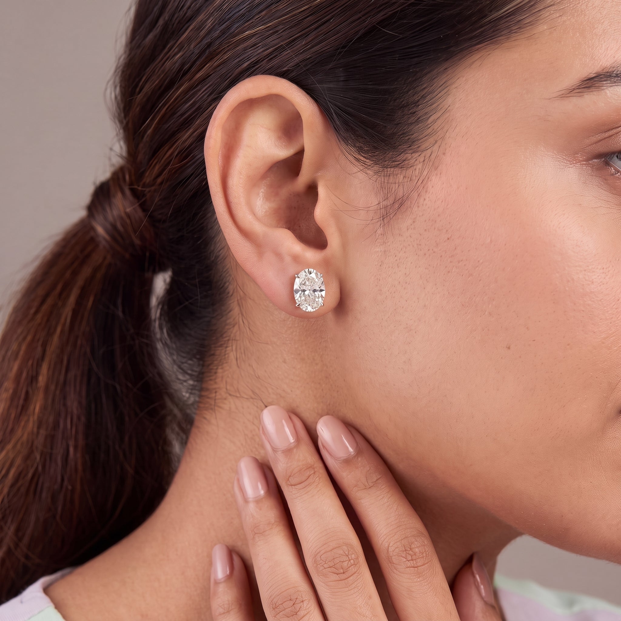 2 CT Enchanting Cushion Lab Grown Diamond Studs