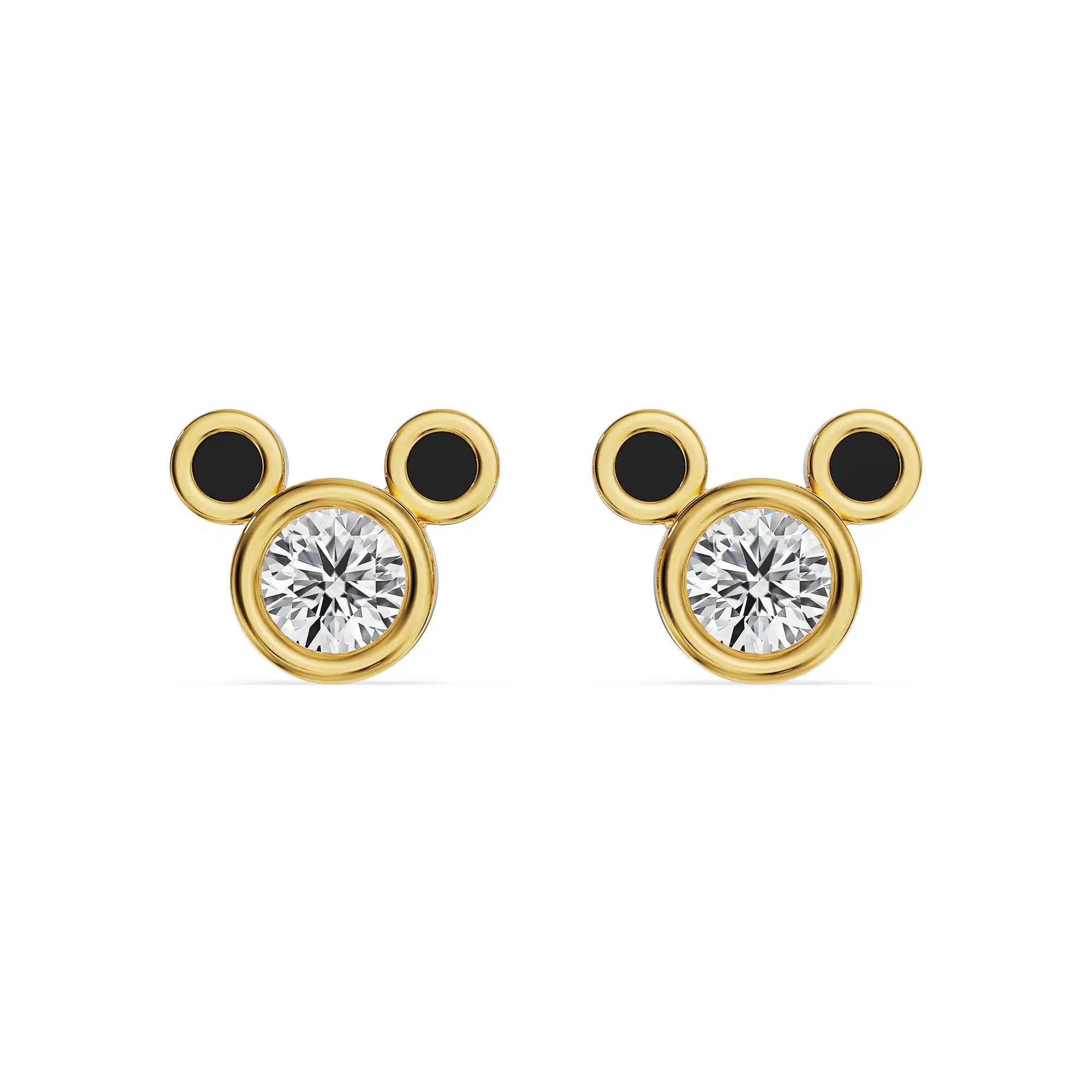 Minnie Lab Grown Diamond Studs - front view