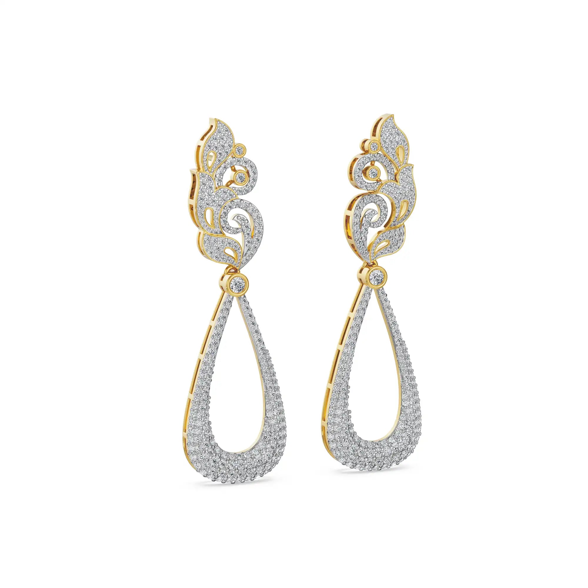 Mist Drop Lab Grown Diamond Earrings